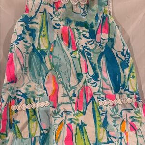 Lilly Pulitzer Kids Dress - Blue, Pink, Green
